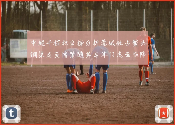 中超半程积分榜分析蓉城独占鳌头铜梁龙英博紧随其后津门虎面临降级危机