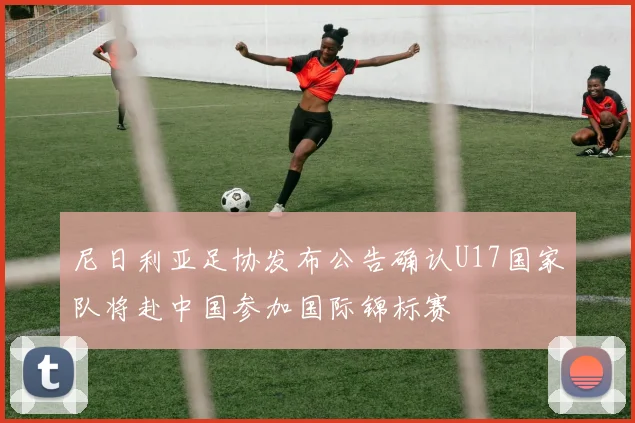 尼日利亚足协发布公告确认U17国家队将赴中国参加国际锦标赛